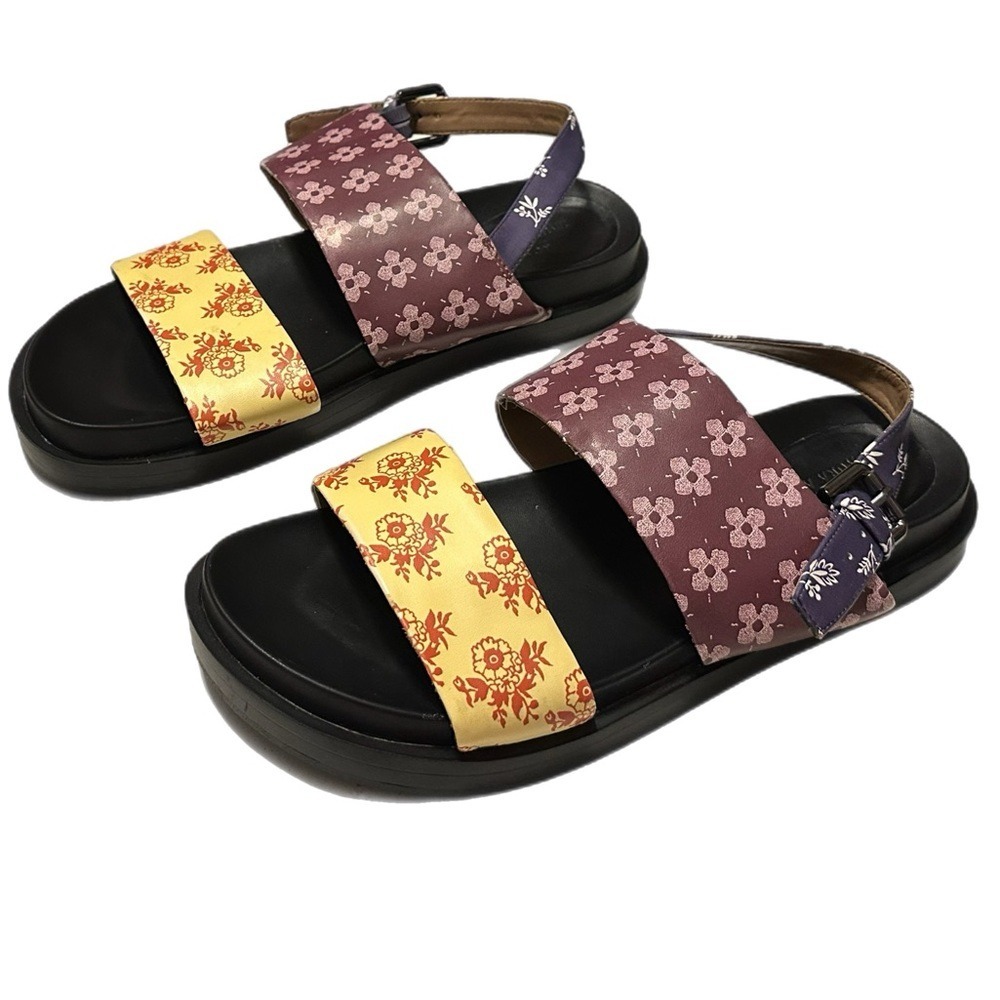 Aerosoles X Laura Ashley Women's La Leggenda‎ Buckle Strap Sandals